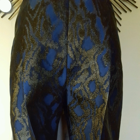 Markus Lupfer Sophie Metallic Blue Jumpsuit Sz S - Picture 4 of 8